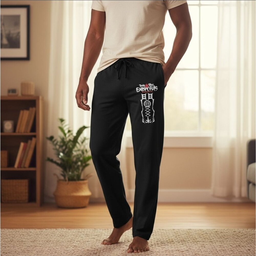 Hot Topic ✦ Lounge Pants ✦ Twin Star Exorcists Anime Graphic Sleepwear Black L